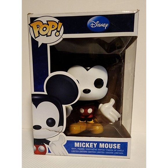 Funko Pop Mickey Mouse Jumbo 9" Figure 2012 Disney Store Exclusive; Damaged Box - Picture 1 of 6